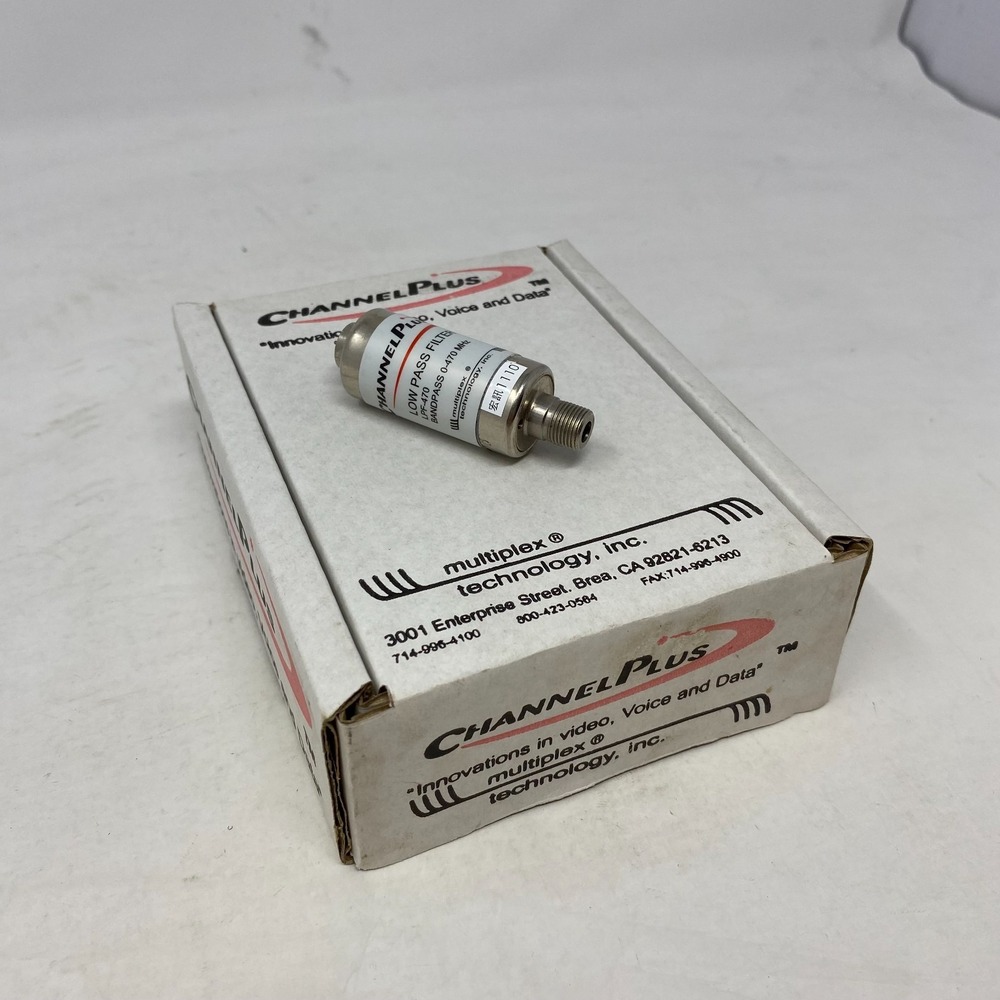 Channel Plus LPF-470 Passband 0 MHz to 470 MHz (Cable Channel 64)